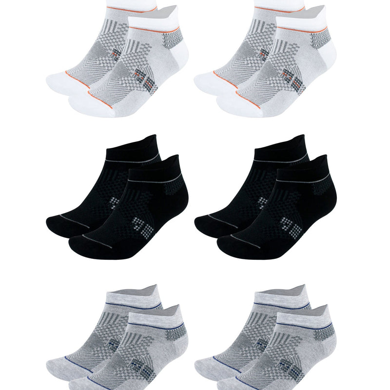 Men's & Women's Bamboo Ankle Socks 6-Pack