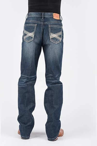 Stetson 1520 Straight Leg Fit (Medium Wash) - Men's Jeans