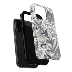 Floral Tough Phone Cases, Durable Phone Cover, Stylish Floral Design, Gift for Her, Trendy Tech Accessories, Birthday Present