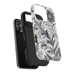 Floral Tough Phone Cases, Durable Phone Cover, Stylish Floral Design, Gift for Her, Trendy Tech Accessories, Birthday Present