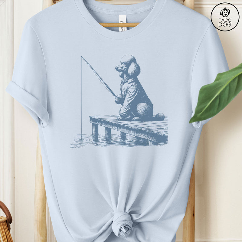 Standard Poodle Fishing T-Shirt