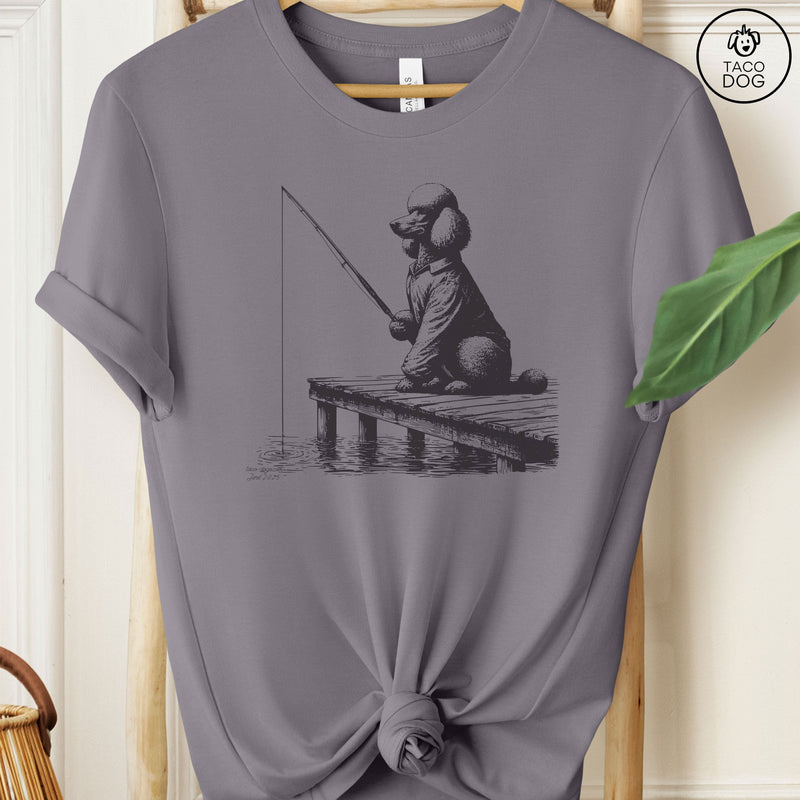 Standard Poodle Fishing T-Shirt