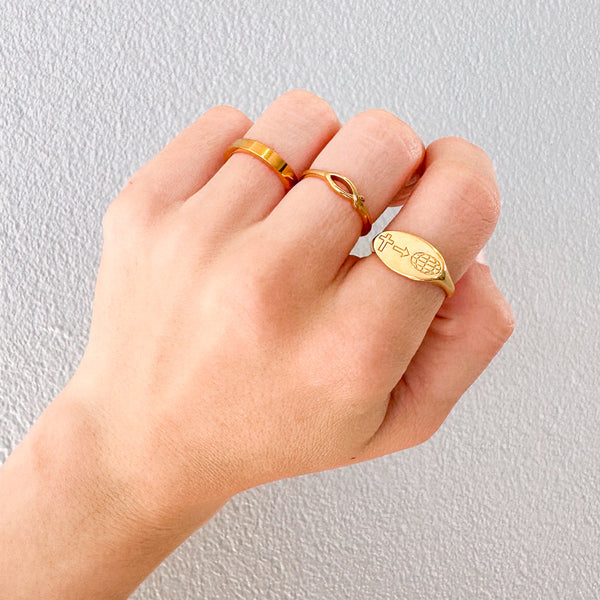Jesus Fish Ring