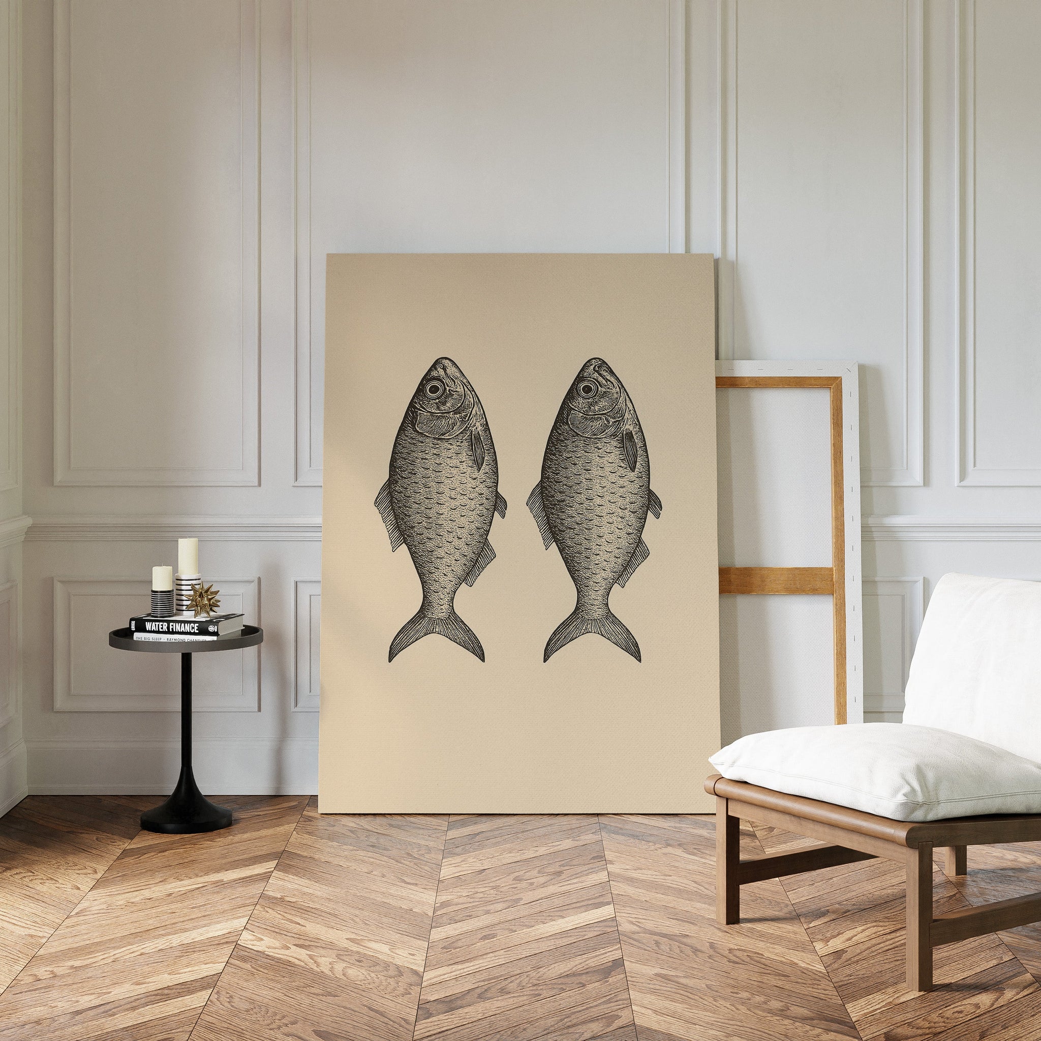 Two Fish Vintage Loaves and Fishes Symbol