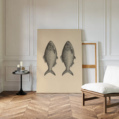 Two Fish Vintage Loaves and Fishes Symbol