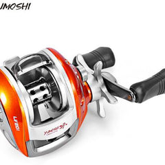 YUMOSHI Left / Right Hand 12+1BB 6.3:1 Bait Casting Fishing Reel Magnetic Brake Water Drop Wheel Coil