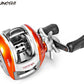 YUMOSHI Left / Right Hand 12+1BB 6.3:1 Bait Casting Fishing Reel Magnetic Brake Water Drop Wheel Coil