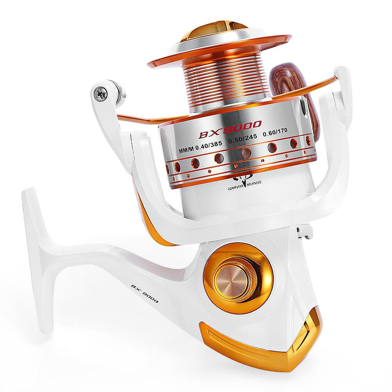 YUMOSHI 12 + 1BB Full Metal Fishing Spinning Reel With Exchangeable Arm Rocker