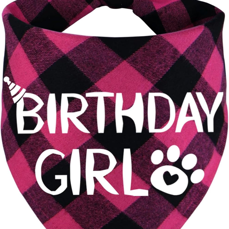 Dog Birthday Bandana – Premium Cotton Birthday Boy Bandana for Dogs