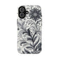 Floral Tough Phone Cases, Durable Phone Cover, Stylish Floral Design, Gift for Her, Trendy Tech Accessories, Birthday Present
