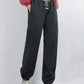 Winter Women Harem Pants Drawstring Fleece Long Thicken Y2K Sweatpants Joggers Trousers Sports Casual Soild Color Warm Pants