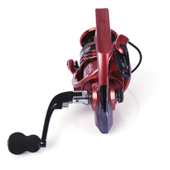 YUMOSHI 13+1BB Full Metal Spinning Fishing Reel 4.7:1/5.5:1 Gear Ratio Pesca Aluminum Spool  Tackle With Foldable Handle