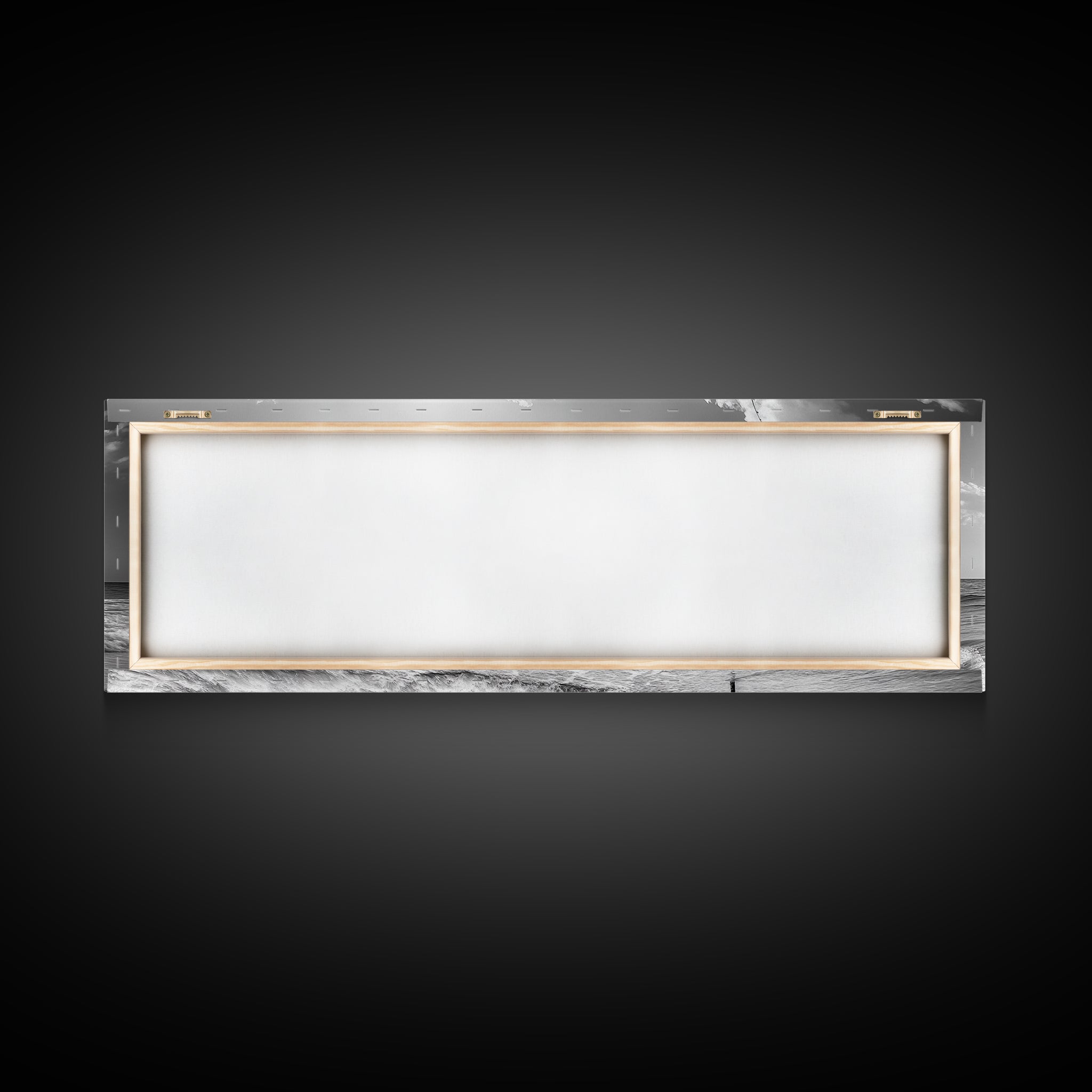 Beach Fishing, Ocean Waves, Rod and Reel, Framed Canvas Print, Coastal Living Wall Art, Minimalist Nautical Decor, Beach House Aesthetic