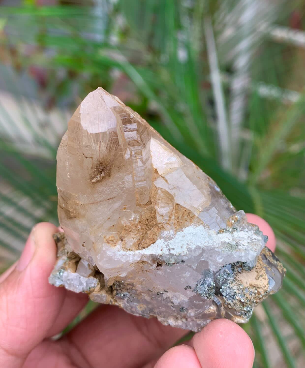 Rutile Quartz Specimen - 110g