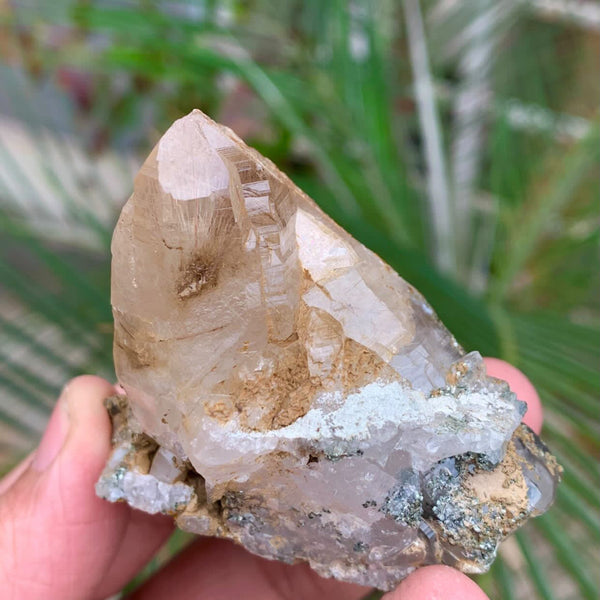 Rutile Quartz Specimen - 110g