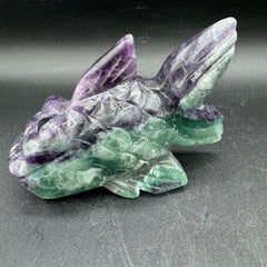 Fluorite Fish Carving - 409g