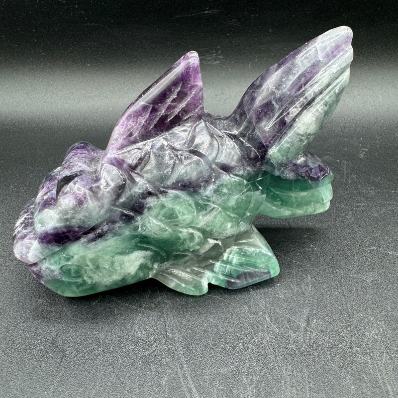 Fluorite Fish Carving - 409g