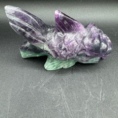 Fluorite Fish Carving - 409g