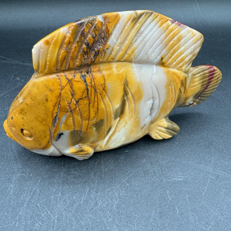 Agate Fish Carving - 325g