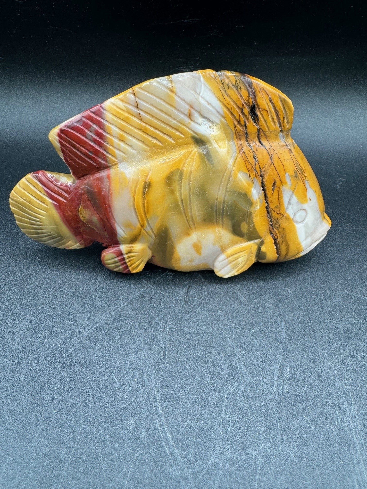 Agate Fish Carving - 325g