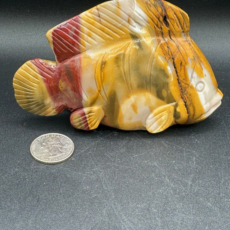 Agate Fish Carving - 325g