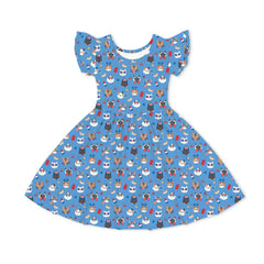Freedom Cats (Twirl Dress)