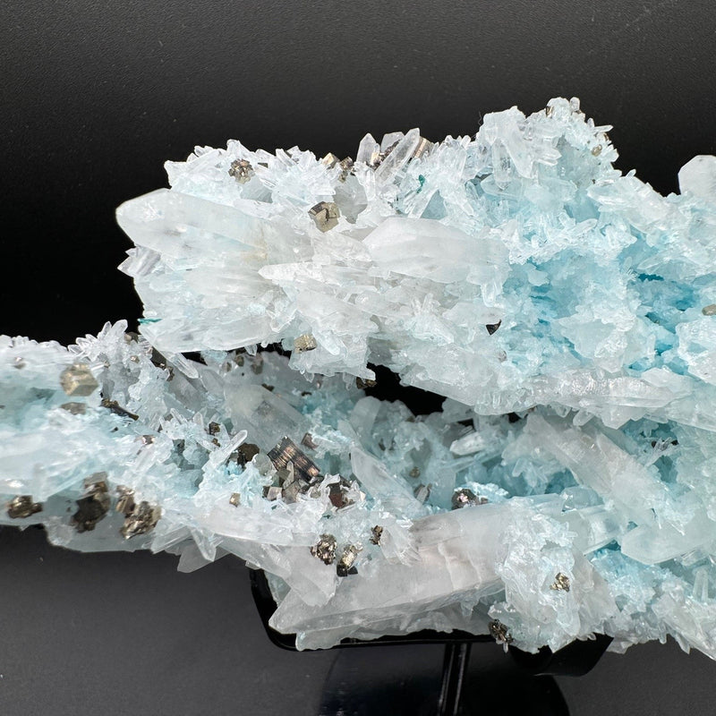 Gibbsite, Quartz and Pyrite Specimen - 718g