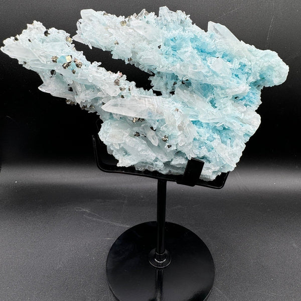 Gibbsite, Quartz and Pyrite Specimen - 718g