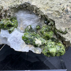 Green Garnet Specimen - 1285g