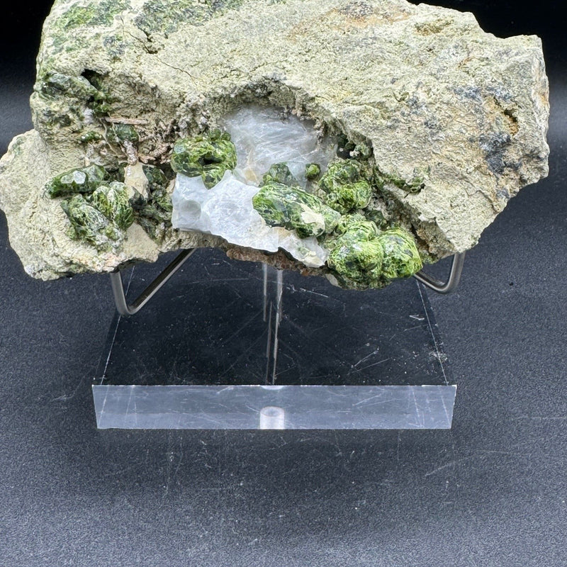 Green Garnet Specimen - 1285g