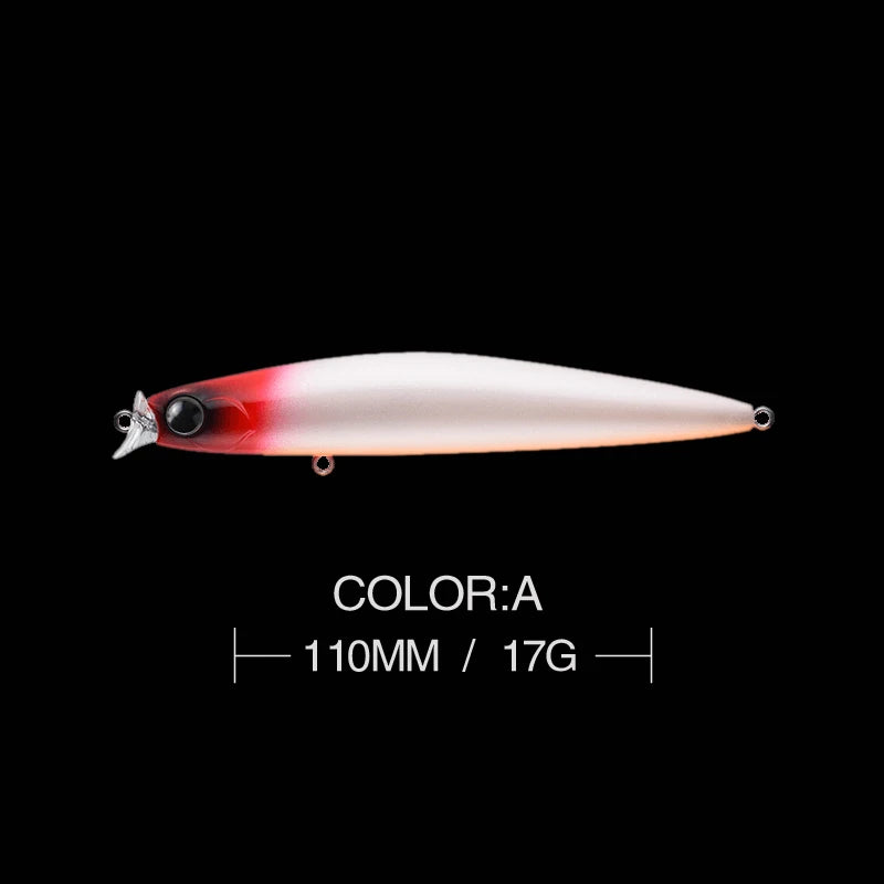 Fishing lure 1pcs Topwater Minnow 11cm 17g wobblers Pike Sea Spinning Artificial hard Bait swimbait Jerkbait carp Fishing Pesca