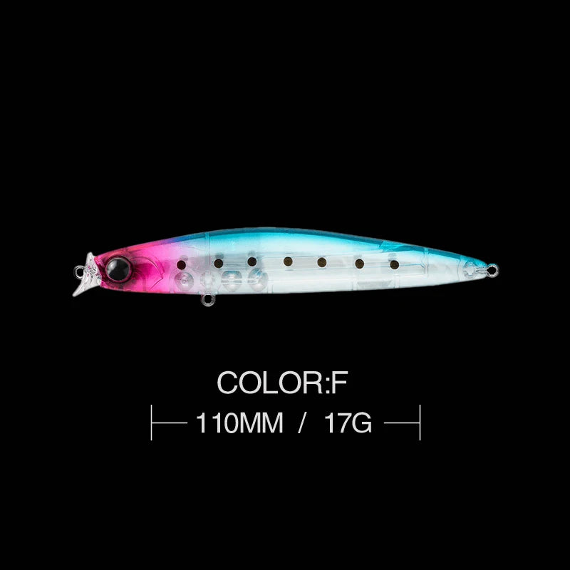 Fishing lure 1pcs Topwater Minnow 11cm 17g wobblers Pike Sea Spinning Artificial hard Bait swimbait Jerkbait carp Fishing Pesca