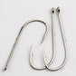50pcs Fishhook Long Shank Fishing Hook 1#-12# High Carbon Steel Sharp Barbed Offset Narrow Bait Fishing Hooks Tackle Box