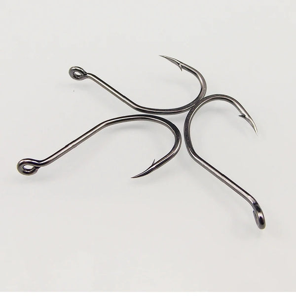 ESFISHING Fishing Hook High Carbon Steel Hooks 20PCS 1/0 2/0 3/0 4/0 High Strength Single Eye Hooks For Soft Lure
