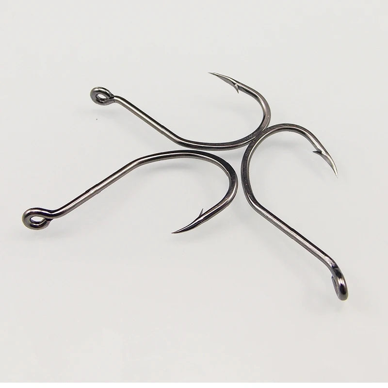 ESFISHING Fishing Hook High Carbon Steel Hooks 20PCS 1/0 2/0 3/0 4/0 High Strength Single Eye Hooks For Soft Lure