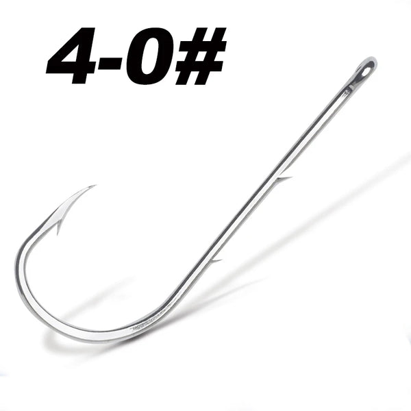 50pcs/lot Long Shank Fishing Hook For Fishing Live Bait With Double Bait Keeper Barbs High Carbon Steel With Anti-rust Fishhooks
