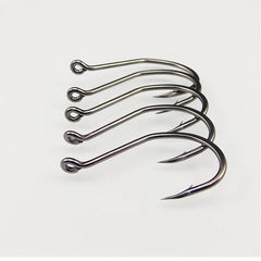 ESFISHING Fishing Hook High Carbon Steel Hooks 20PCS 1/0 2/0 3/0 4/0 High Strength Single Eye Hooks For Soft Lure