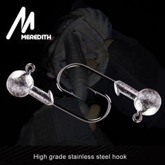 MEREDITH Jig Head 1g 2g 3g 4g 5g 7g 8g 10g 12g 14g 22g Head Hook Jig Fishing Hook Jig Pike Fish Accessories