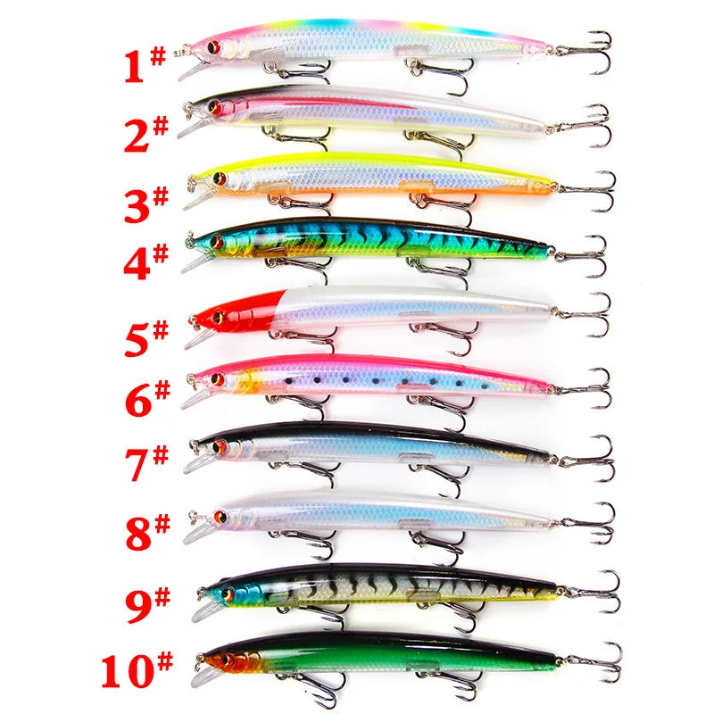 Minnow Fishing Lure Weights 14.5g Long Throw Bait Fish Isca Artificial Fishing Lures 2019 Bass Lure Pesca Fish Bait Wobbler