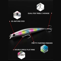 Fishing lure 1pcs Topwater Minnow 11cm 17g wobblers Pike Sea Spinning Artificial hard Bait swimbait Jerkbait carp Fishing Pesca