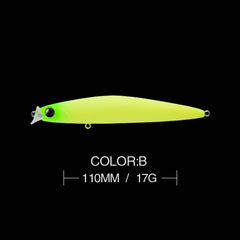 Fishing lure 1pcs Topwater Minnow 11cm 17g wobblers Pike Sea Spinning Artificial hard Bait swimbait Jerkbait carp Fishing Pesca