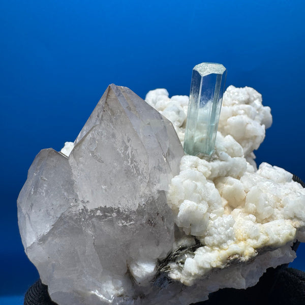 Aquamarine and Quartz Specimen - 239g