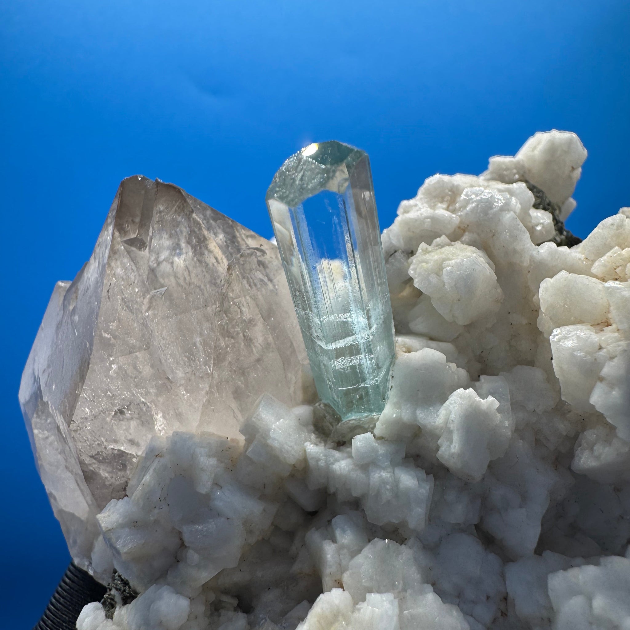 Aquamarine and Quartz Specimen - 239g