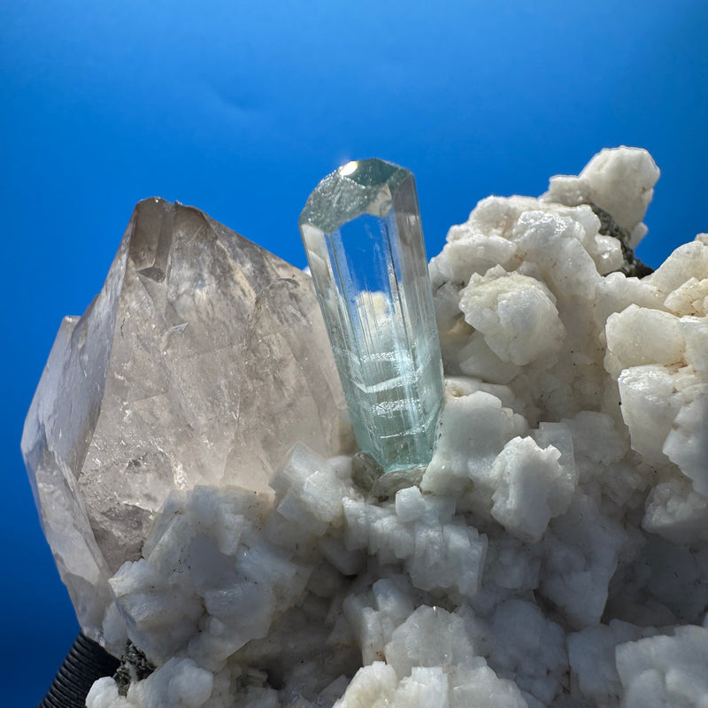Aquamarine and Quartz Specimen - 239g