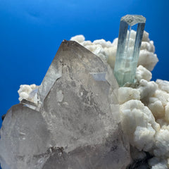 Aquamarine and Quartz Specimen - 239g