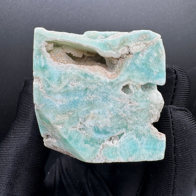 Blue Aragonite Freeform Cube - 210g