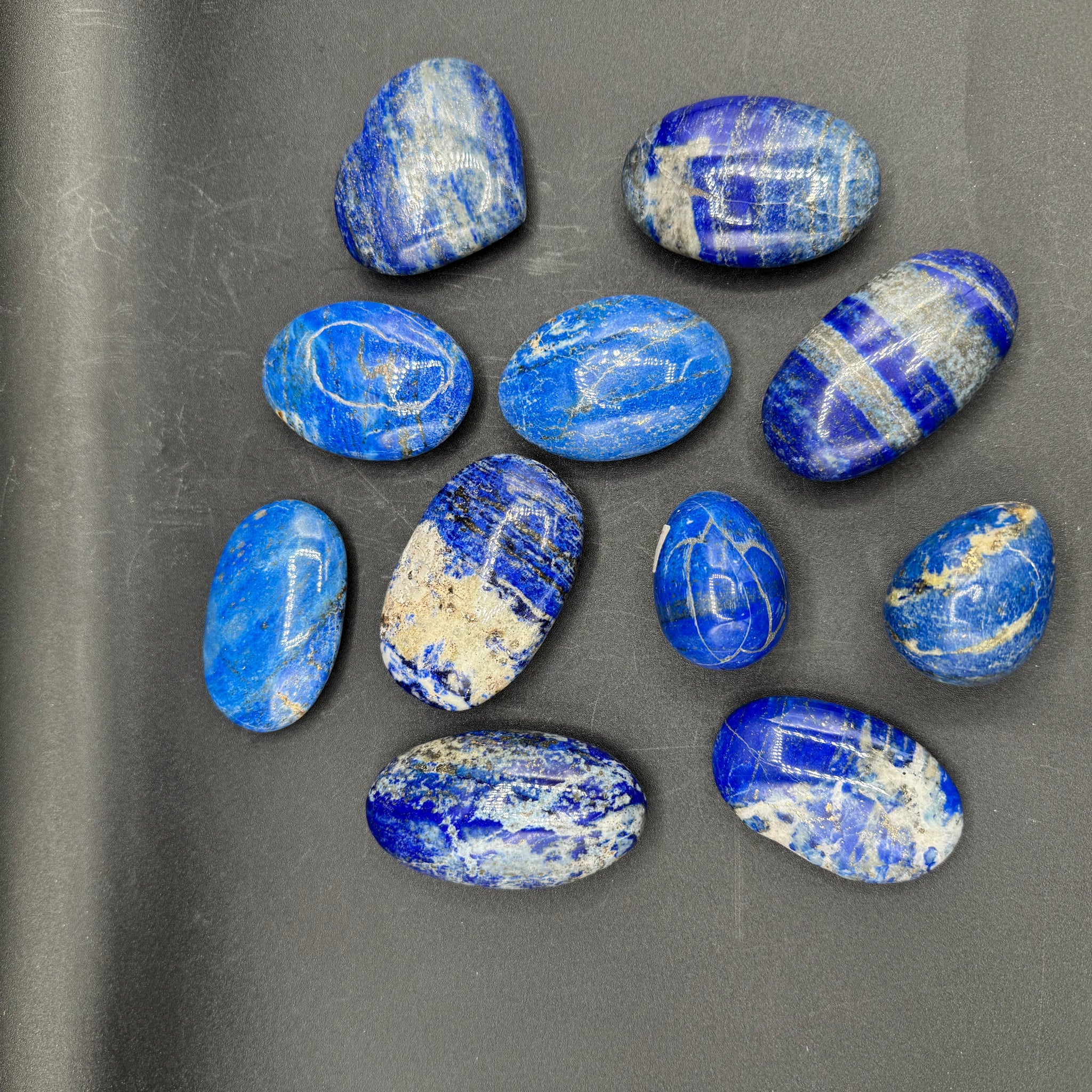 Lapis Palm Stones - Sold By Piece