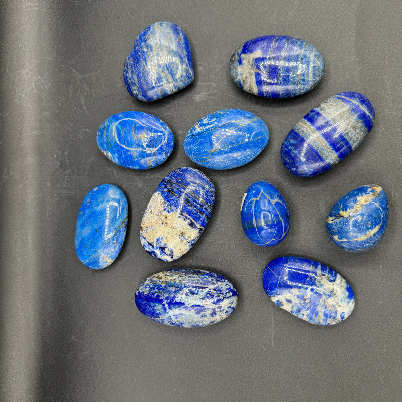 Lapis Palm Stones - Sold By Piece
