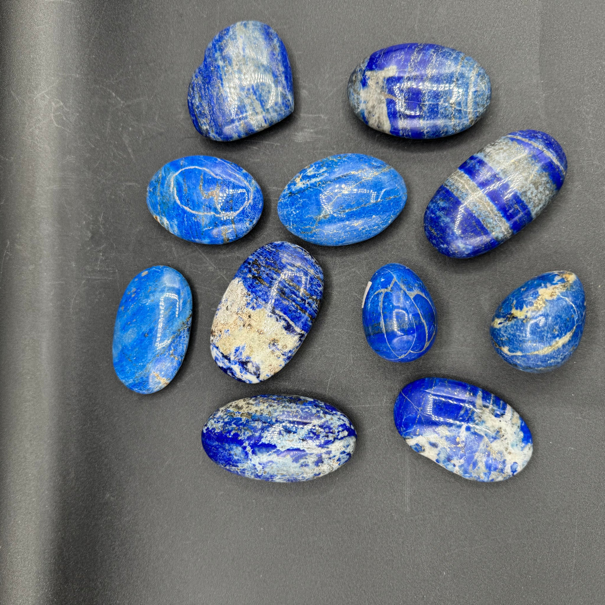 Lapis Palm Stones - Sold By Piece