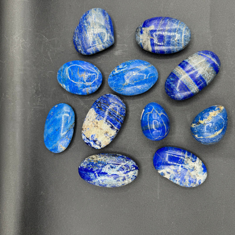 Lapis Palm Stones - Sold By Piece